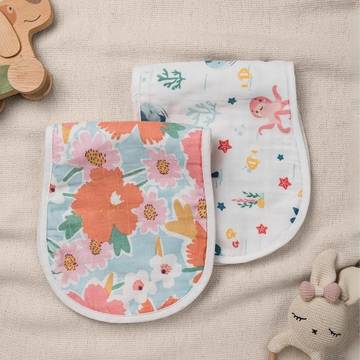 Haus & Kinder Baby Burp Cloth (Multicolour)